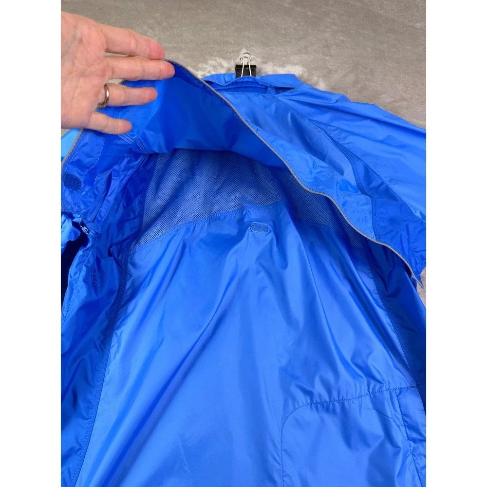Marmot Women's Flexion Jacket‎ Size Large Blue Lightweight Windbreaker 5536